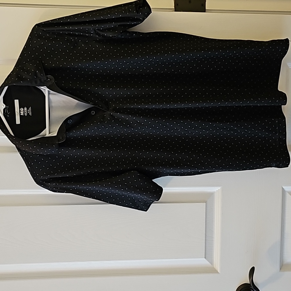 Black and White Play-Dry Polo